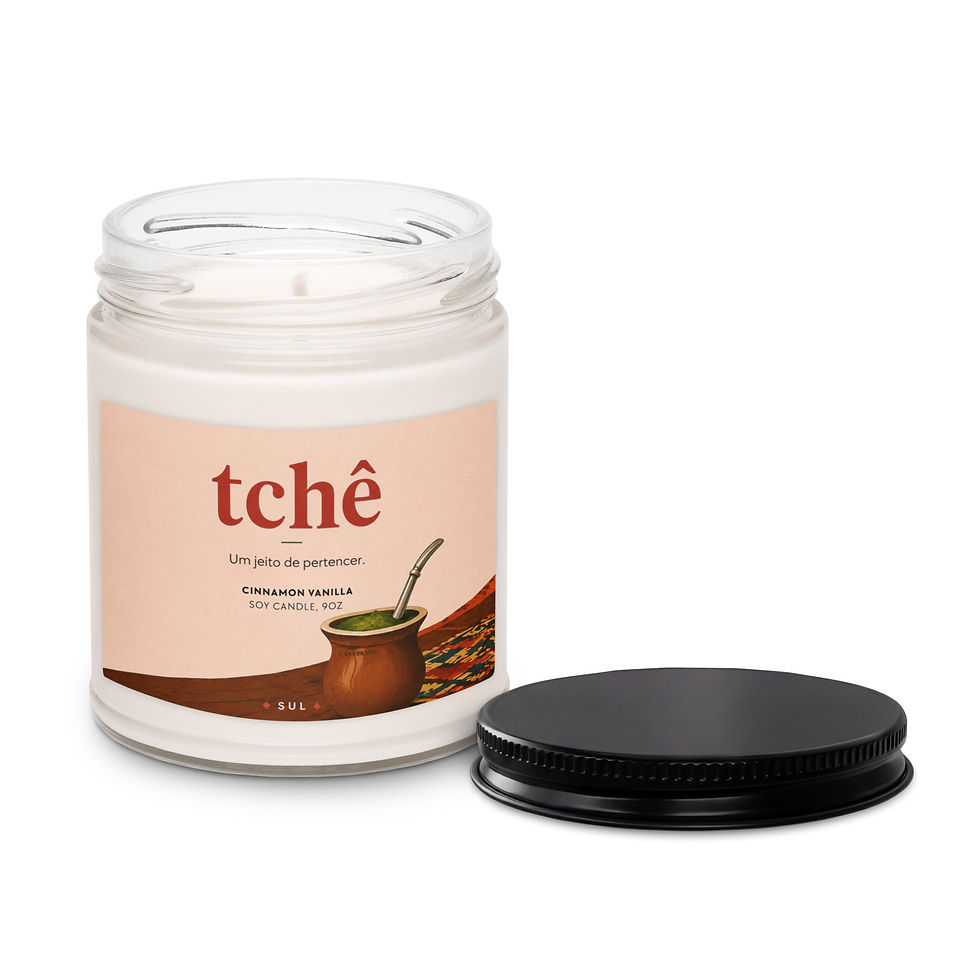 Thumbnail: Tchê - Cinnamon Vanilla Soy Candle, 9oz