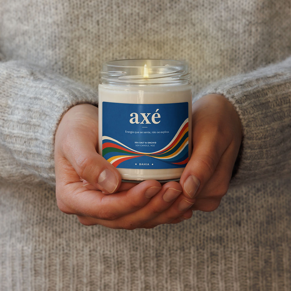 Thumbnail: Axé - Sea Salt & Orchid Soy Candle, 9oz 
