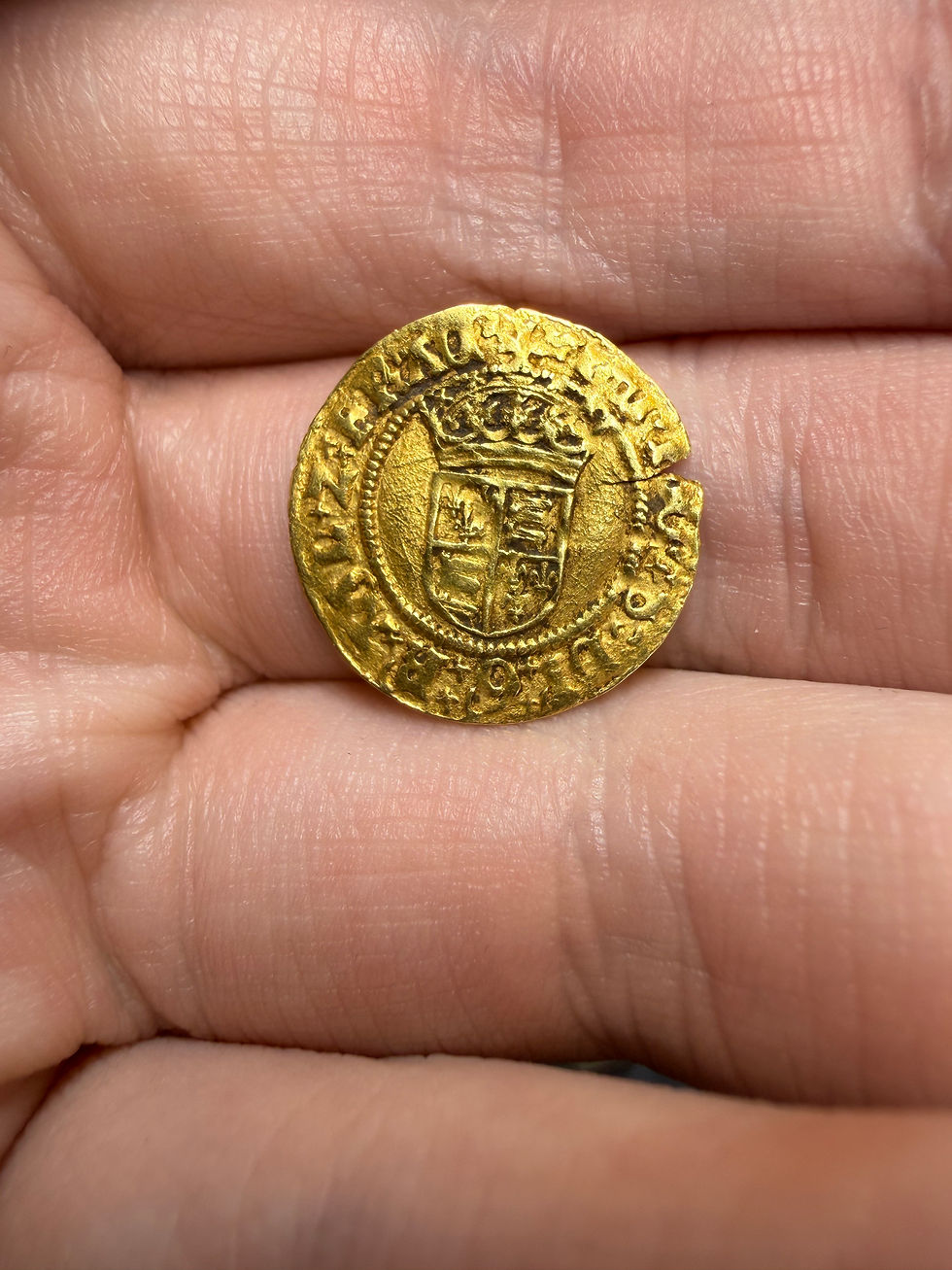 Thumbnail: Henry VIII Half Crown 