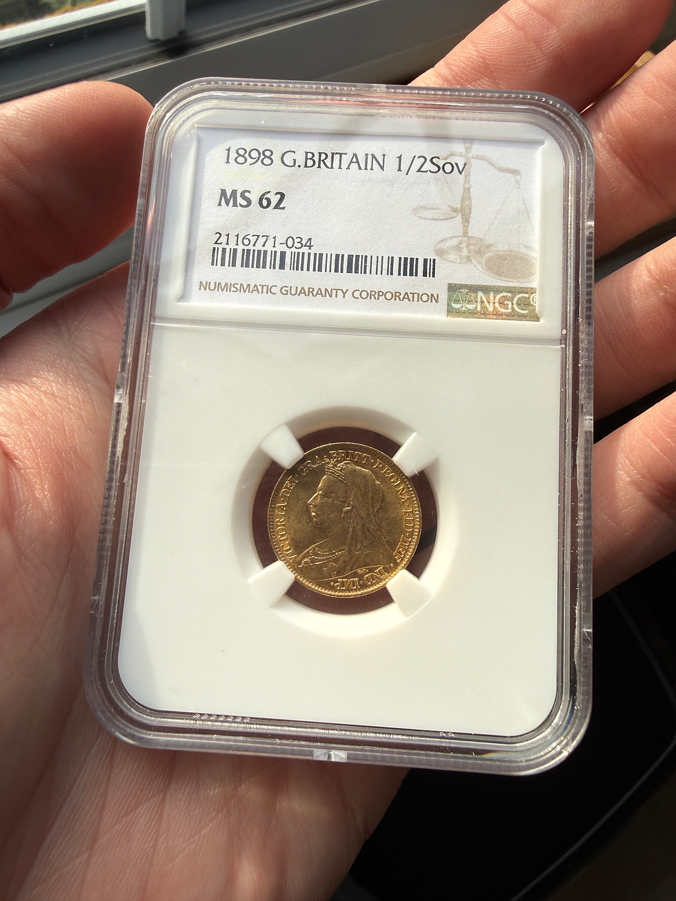 Thumbnail: 1898 NGC MS62 Half Sovereign