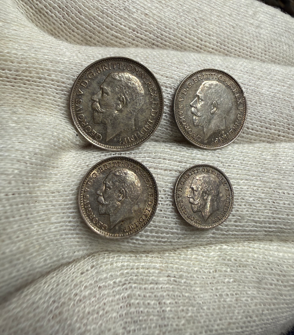 Thumbnail: 1920 George V Maundy Money Set