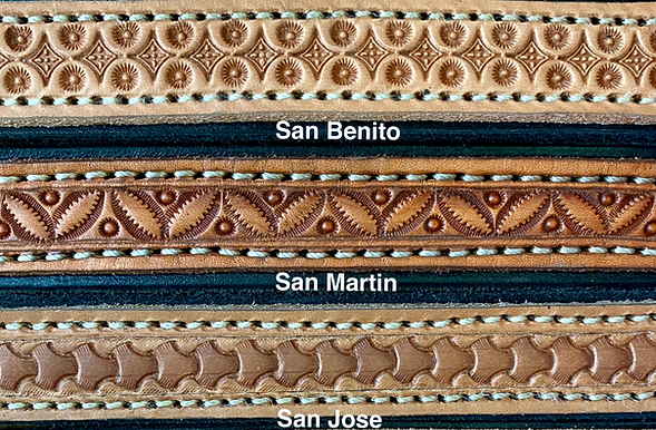 stamp patterns for bridles