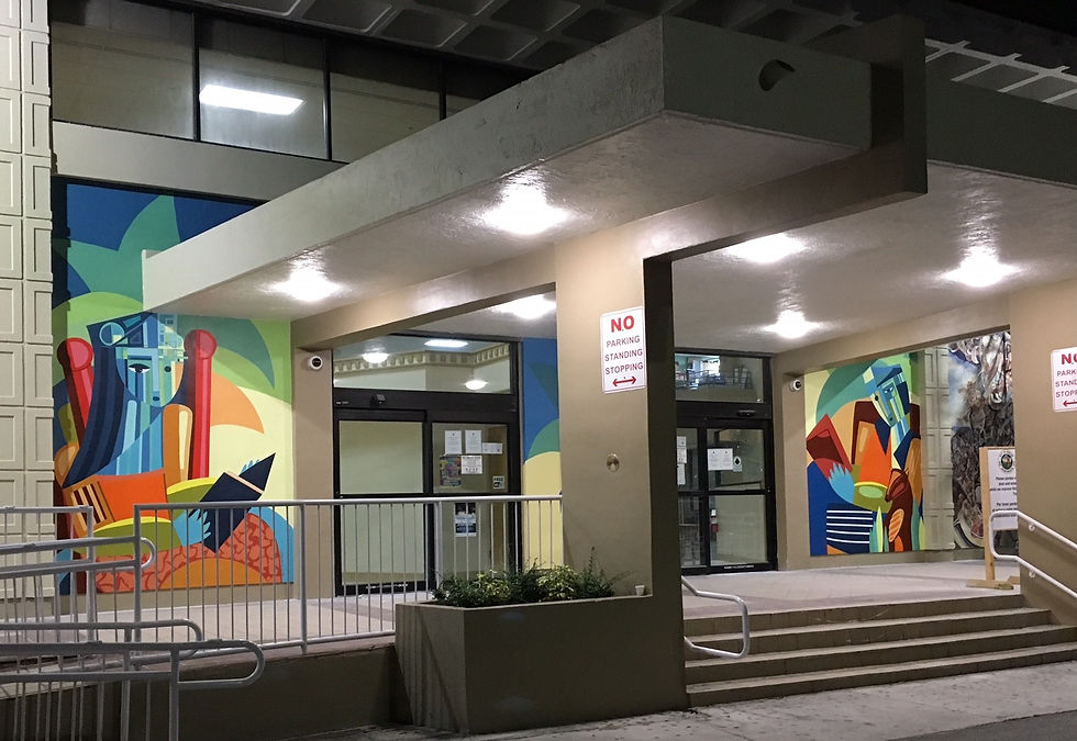 JFK Public Library Hialeah, Florida Mural Project Artist Dania Sierra