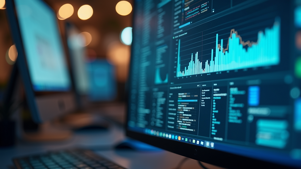 Close-up view of a computer screen showing SAP software interface