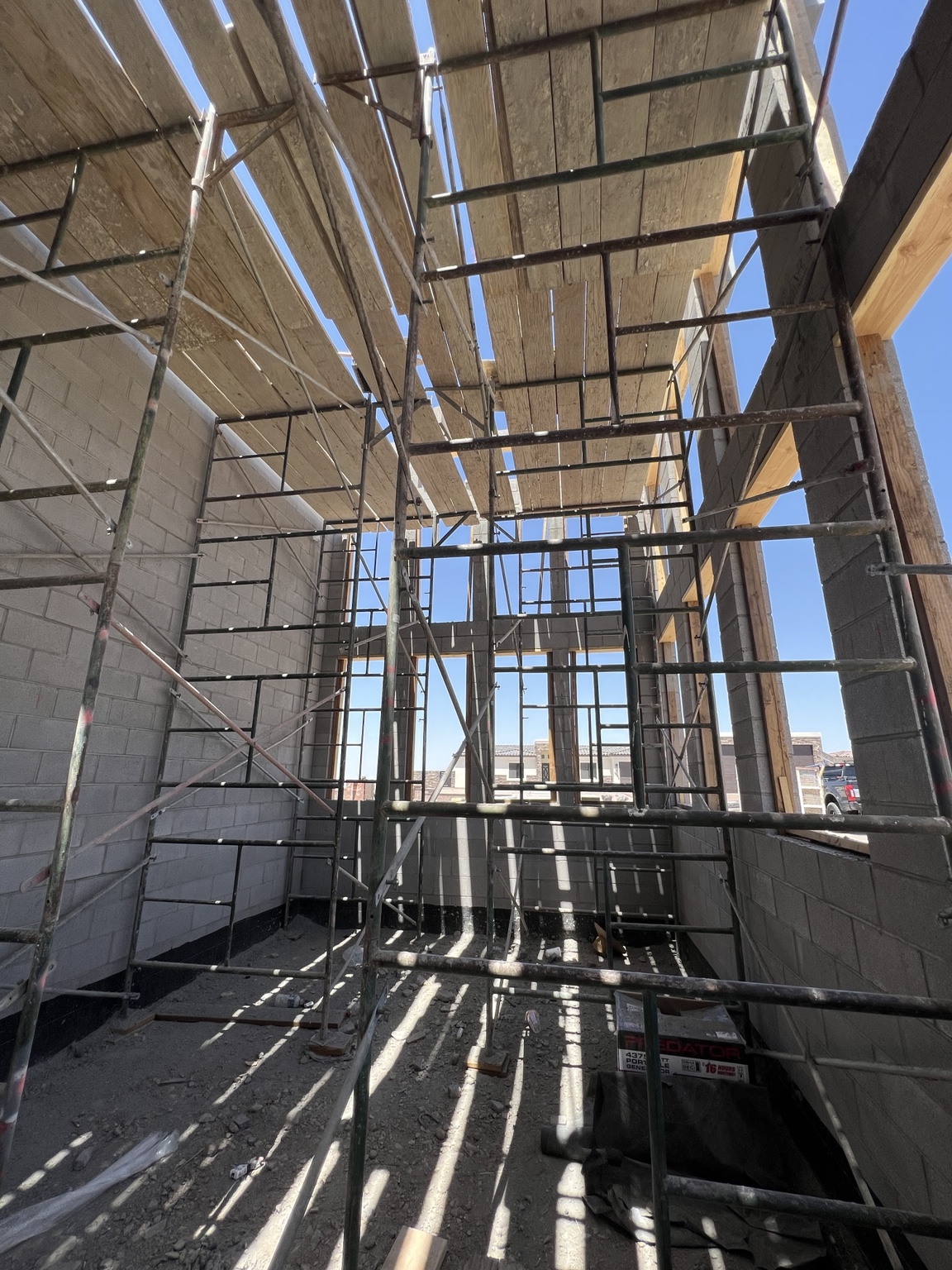 Interior tower framing