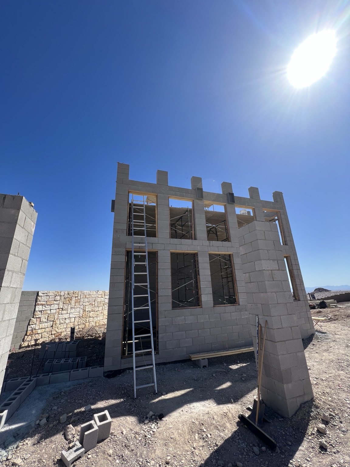 Architectural tower taking shape