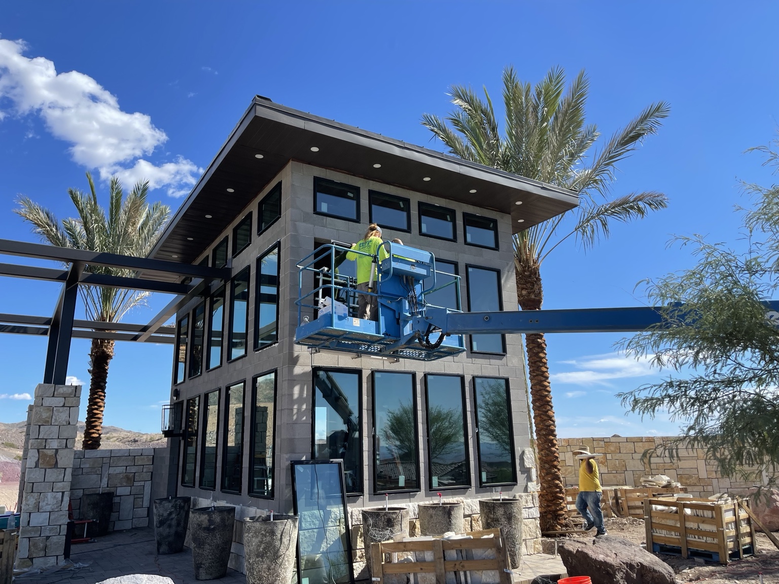 Exterior finishing and stonework