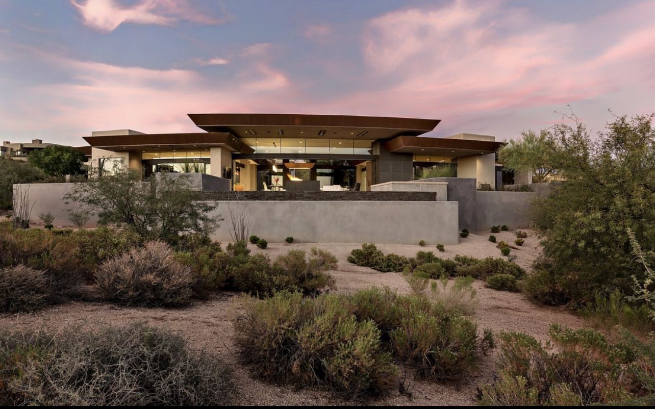 Framed custom residence overlooking the lake
