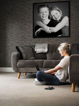 Foto bij jouw aan de muur
