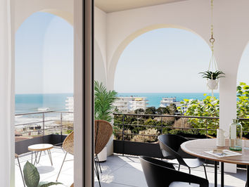 Une belle vue, et pas besoin de voiture pour aller surfer. Villa Mila à Biarritz