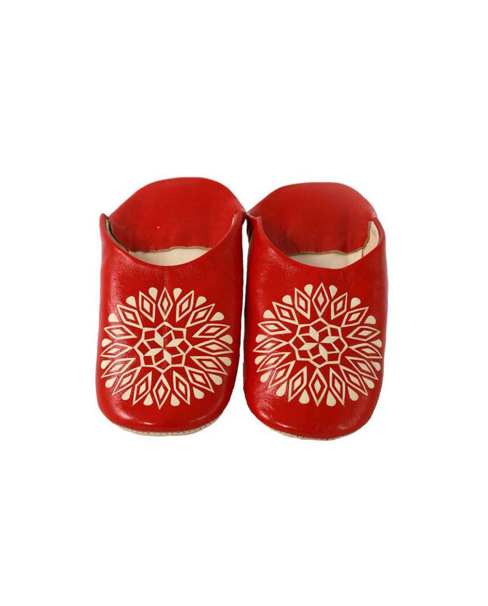 شبشب منقوش أحمر