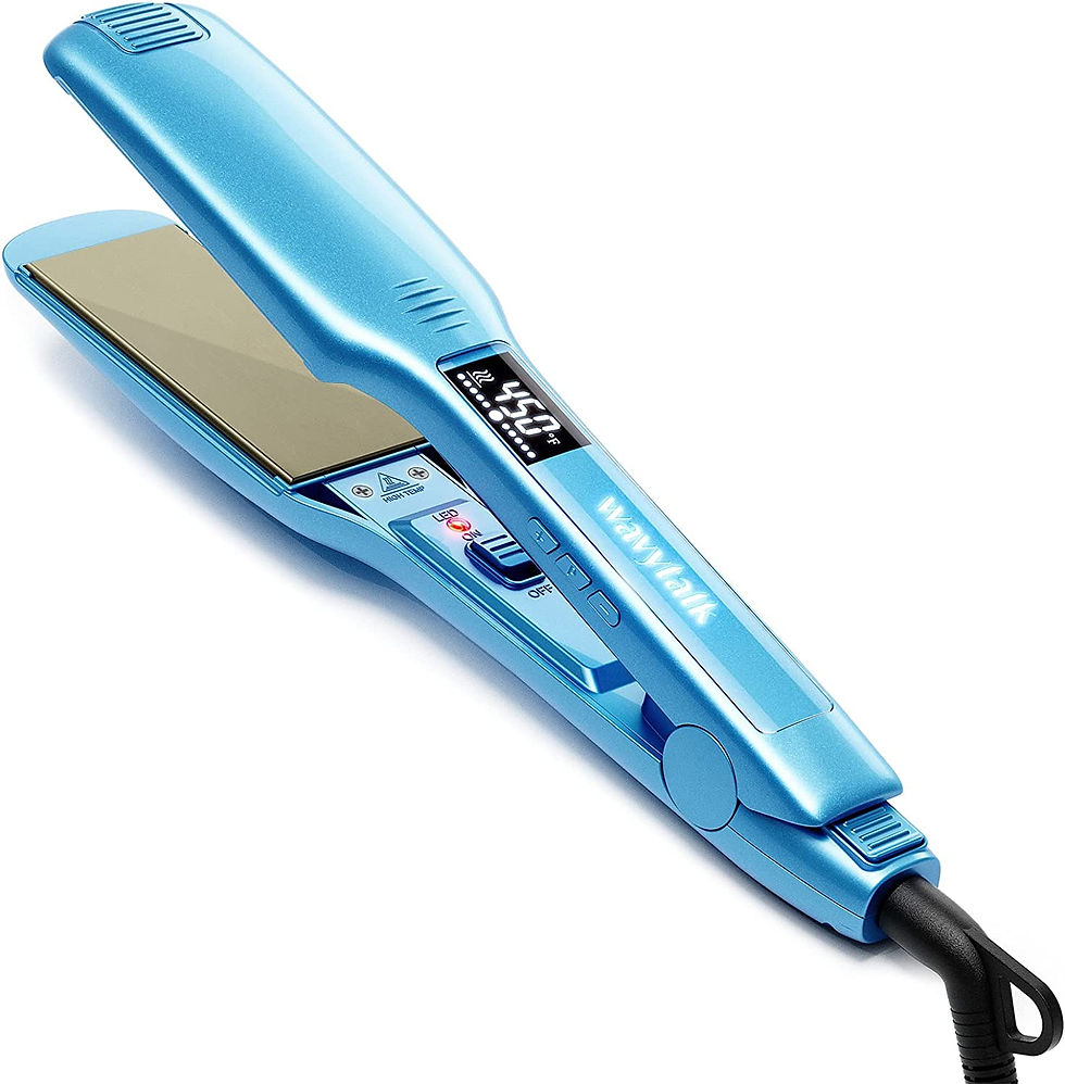 Hair Straightener with Adjustable Temp(170 ℉-450℉ ), Fast Heat Up Dual Voltage F