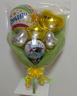 卒業式謝恩会ブーケ