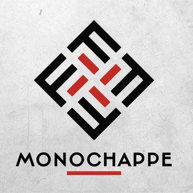 Logo ontwerp, mood board en grafisch ontwerp voor Monochappe door Markant.