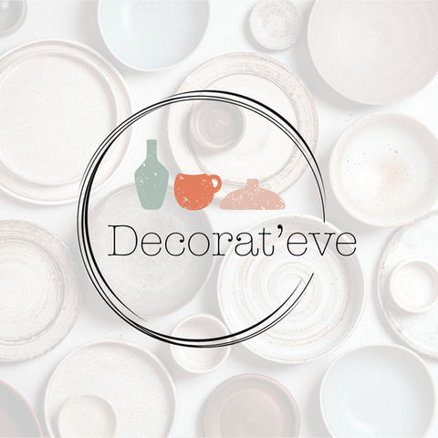 Logo ontwerp, mood board en huisstijl, grafisch ontwerp, social media template voor Decorat'eve door Markant.