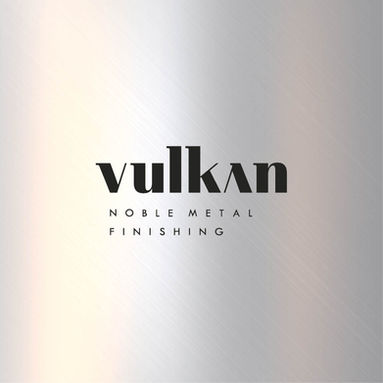 Branding en webdesign voor Vulkan – verfijnde brand update, guidelines en drukwerk door Markant Marketing voor noble metal finishes in interieur en architectuur.