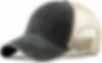 Thumbnail: Custom Leather Patch Washed Cotton Baseball Cap (Unconstructed, Adjustable)