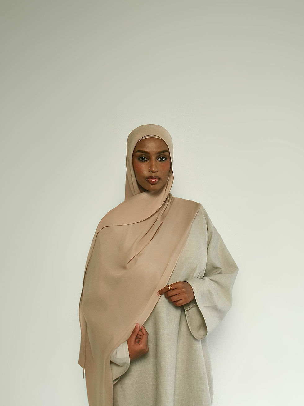 Thumbnail: Sand Modal Hijab Set