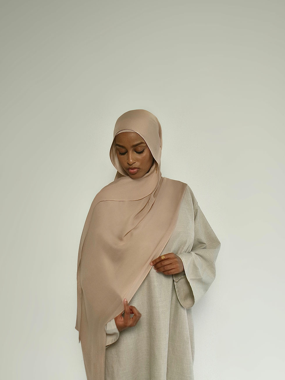 Thumbnail: Sand Modal Hijab Set