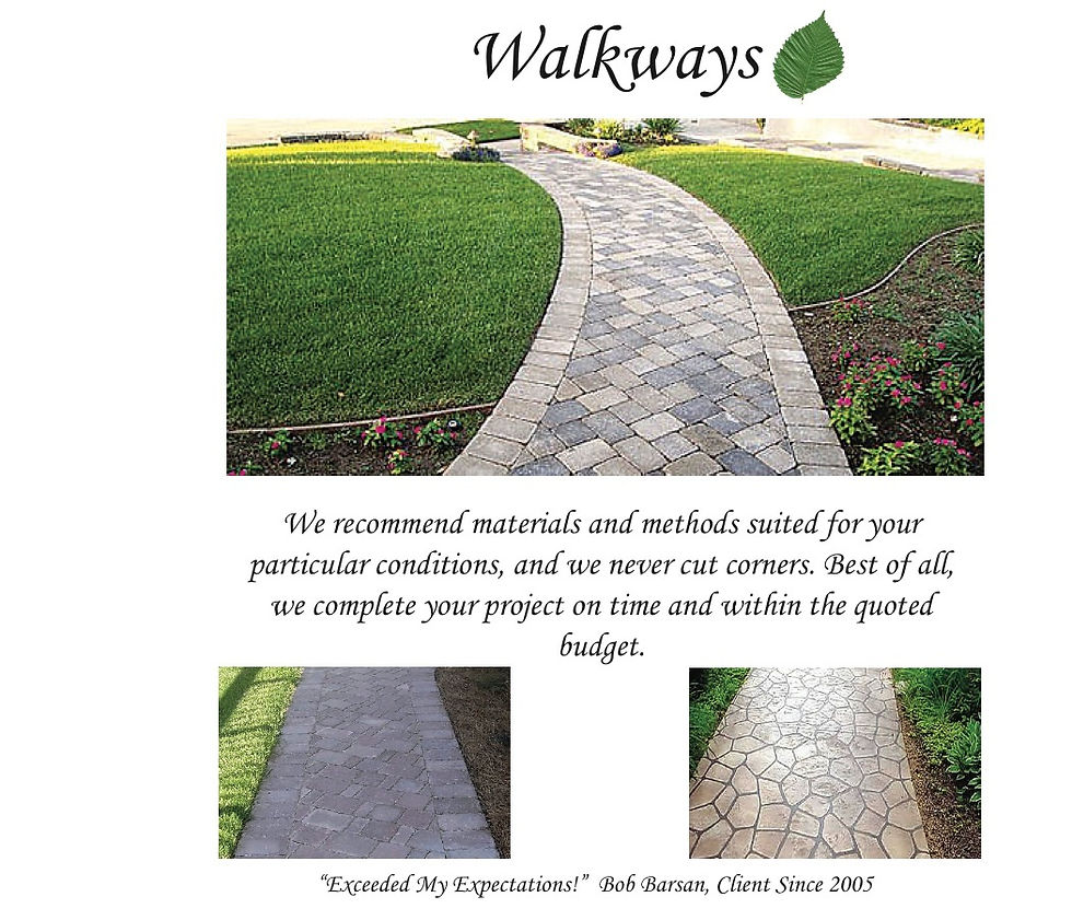 Booklet: Walkway