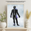 Thumbnail: Nervous System Anatomy Art with Blue and Purple Flowers