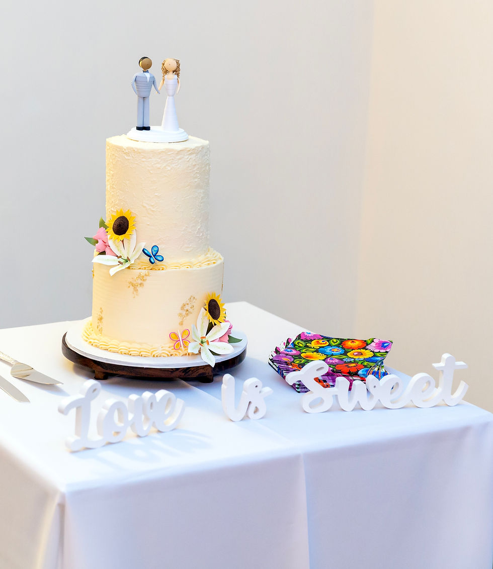 Thumbnail: Custom Quilled Cake Topper