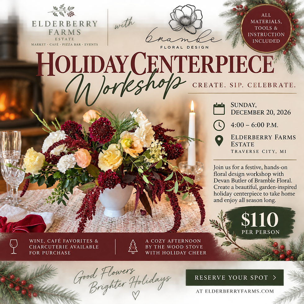 Holiday Centerpiece Workshop - Bramble Floral Design