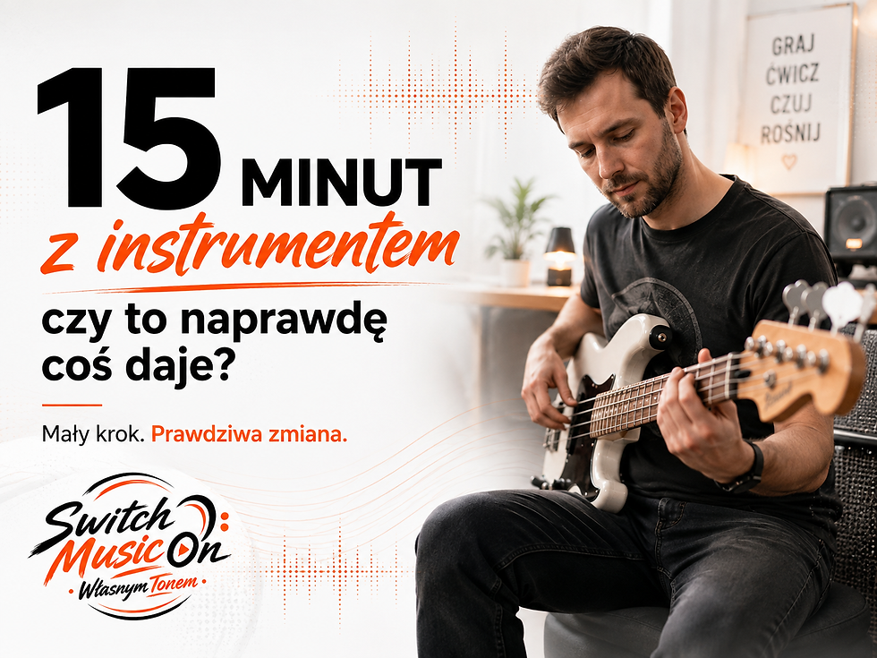 15 minut z instrumentem — czy to naprawdę coś daje?