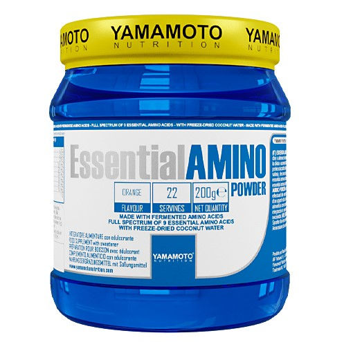 Yamamoto Nutrition Essential Amino Powder, Orange - 200 grams