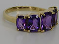 Amethyst Ring Gold 9ct