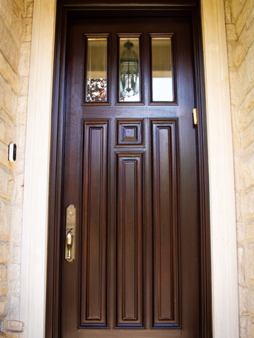 Refinished Front Door (Toronto)