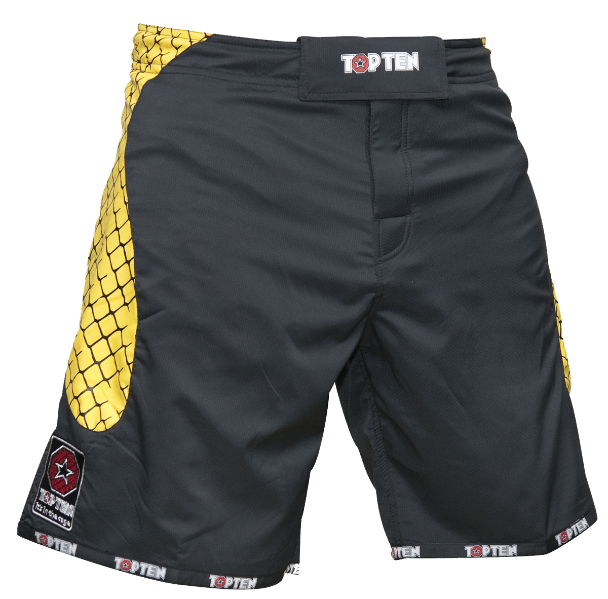 Shorts Negro Amarillo TOPTEN MMA