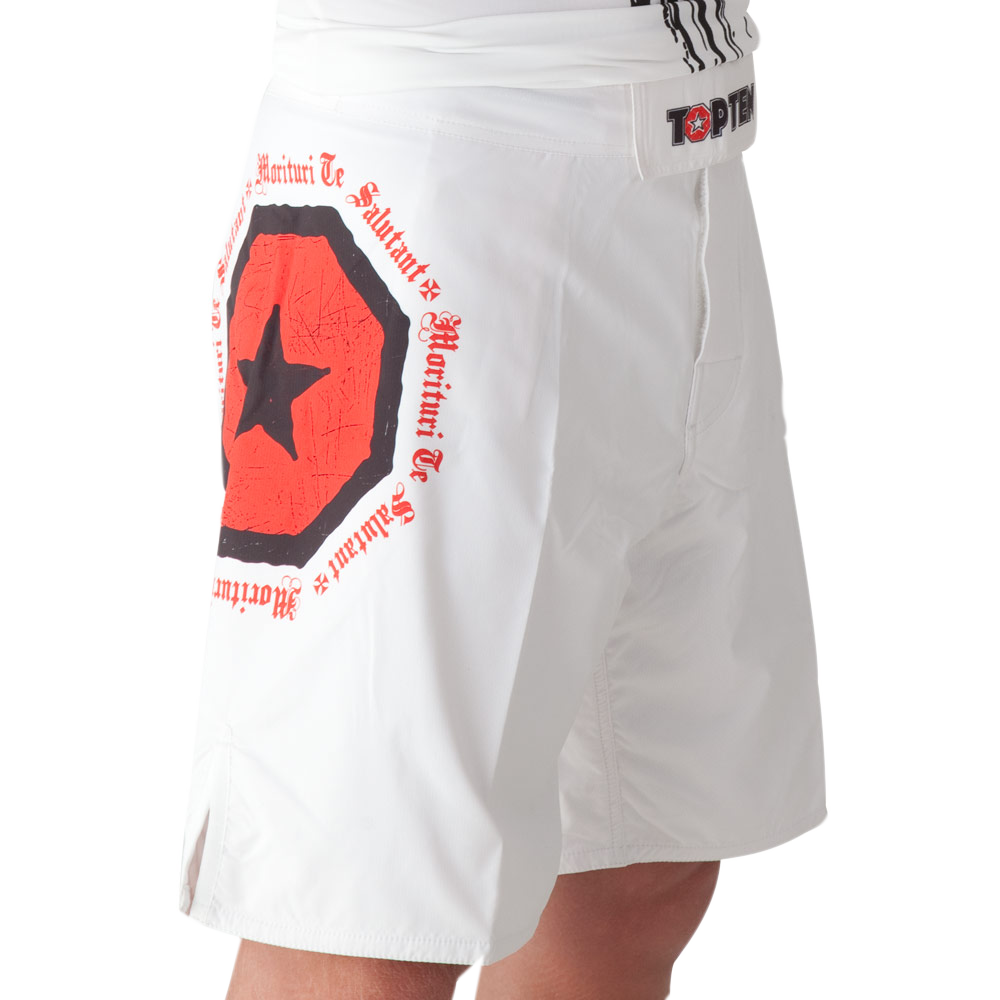 Shorts Blanco Morituri Te Salutant TOPTEN MMA