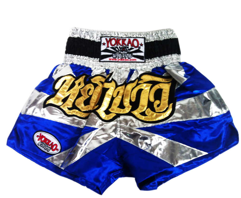 Shorts Azul Silver Antoine Pinto YOKKAO