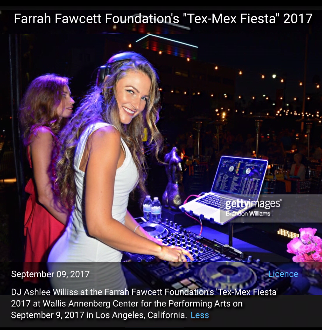 DJ Bad Ash Farrah Fawcett Foundation