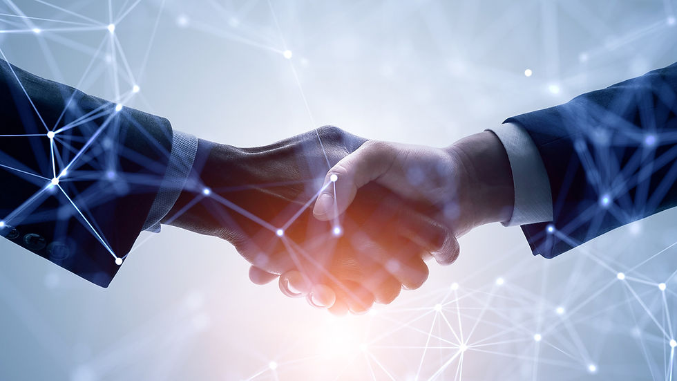 Parties shaking hands after successful mediation