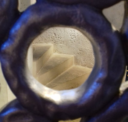 Escalier à vis © 2018 Les Echappées Vertes