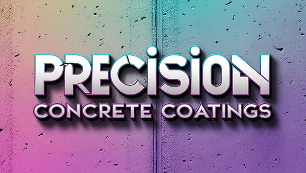Precision Concrete Coatings Sign