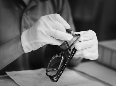 Eye glass repairs and adjustments