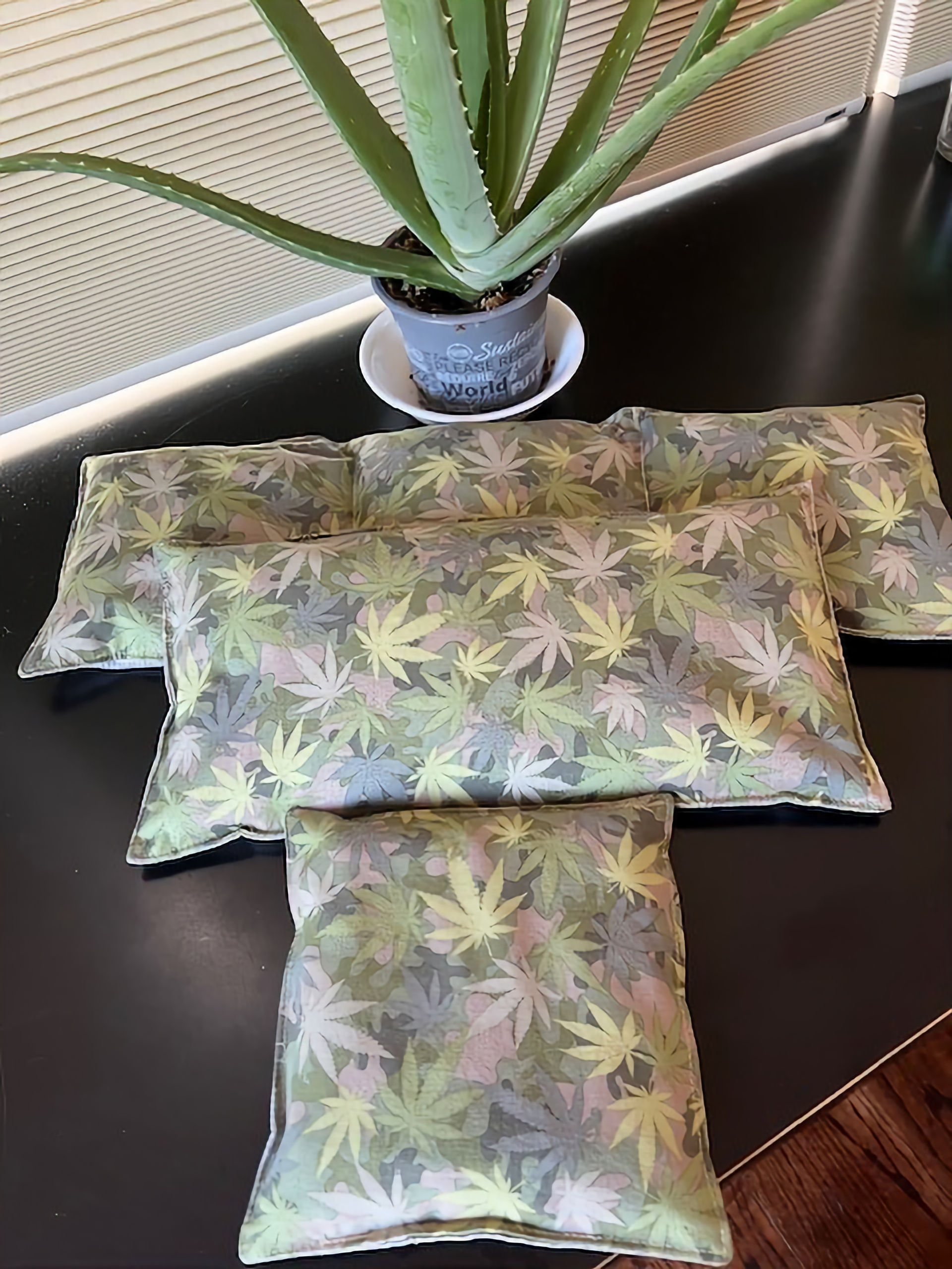 Lovely Leaves - Sm. Cherry Pit Therapy Bag