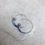 Thumbnail: Open hoop with ball silver earrings