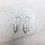 Thumbnail: Stacked blocks silver earrings