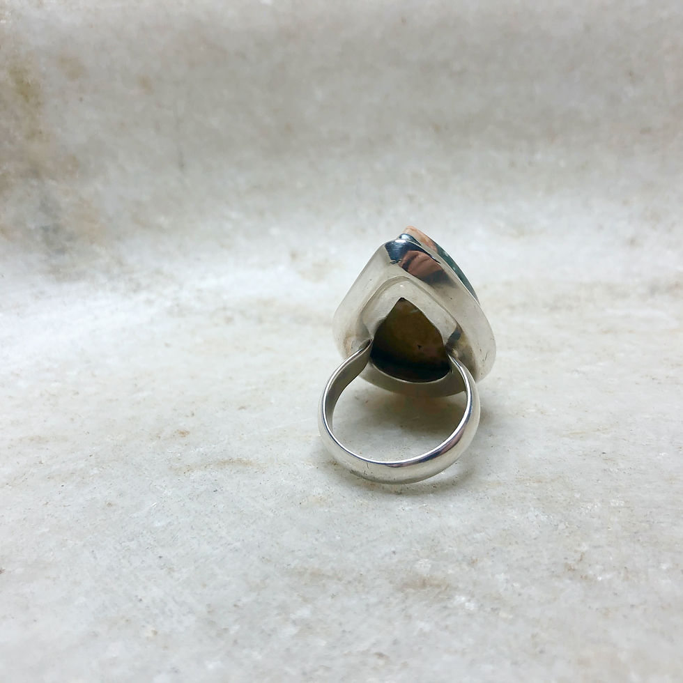 Thumbnail: Ocean jasper silver ring