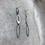 Thumbnail: Elegant ovals silver post earrings