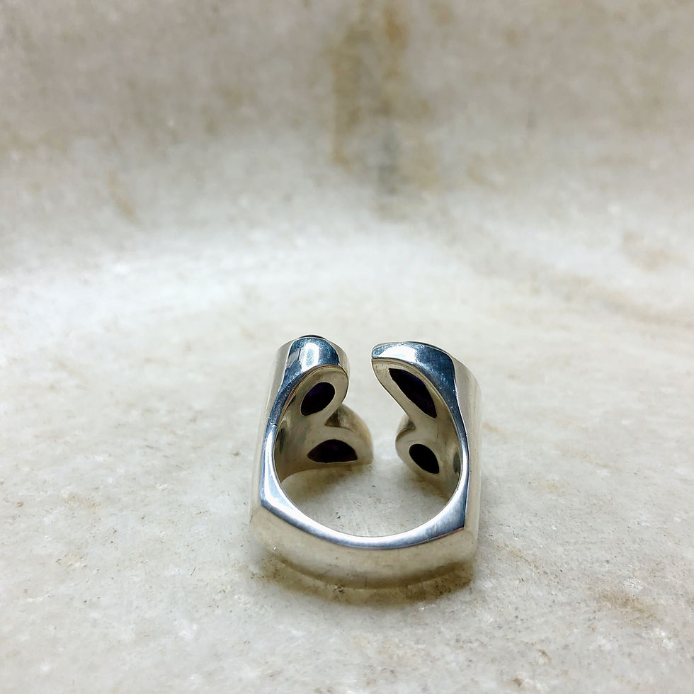 Thumbnail: Amethyst silver ring