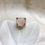 Thumbnail: Faceted square rose quartz silver ring