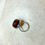 Thumbnail: Round cherry amber silver ring