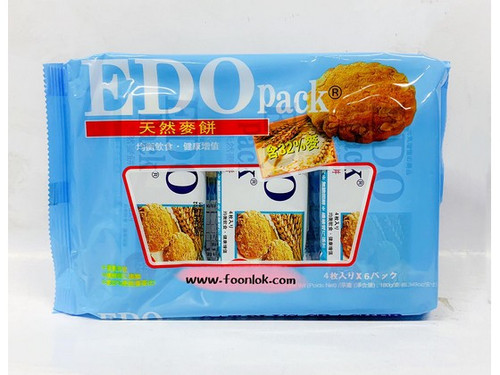 EDO天然麥餅180g(6包入) | 歡樂食品 Foon Lok