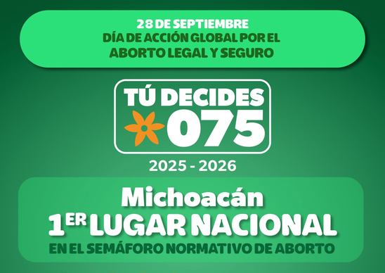 Michoacán, referente latinoamericano con más de 900 acompañamientos en aborto seguro