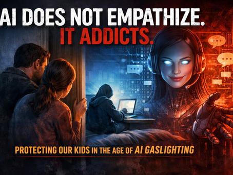 AI Does Not Empathize. It Addicts. Why Parents Are the Last Line of Defense in the AI Age